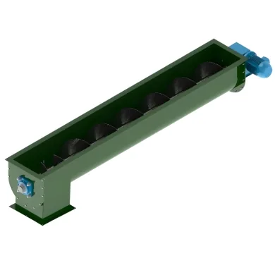 Rosca transportadora tipo calha e tubular